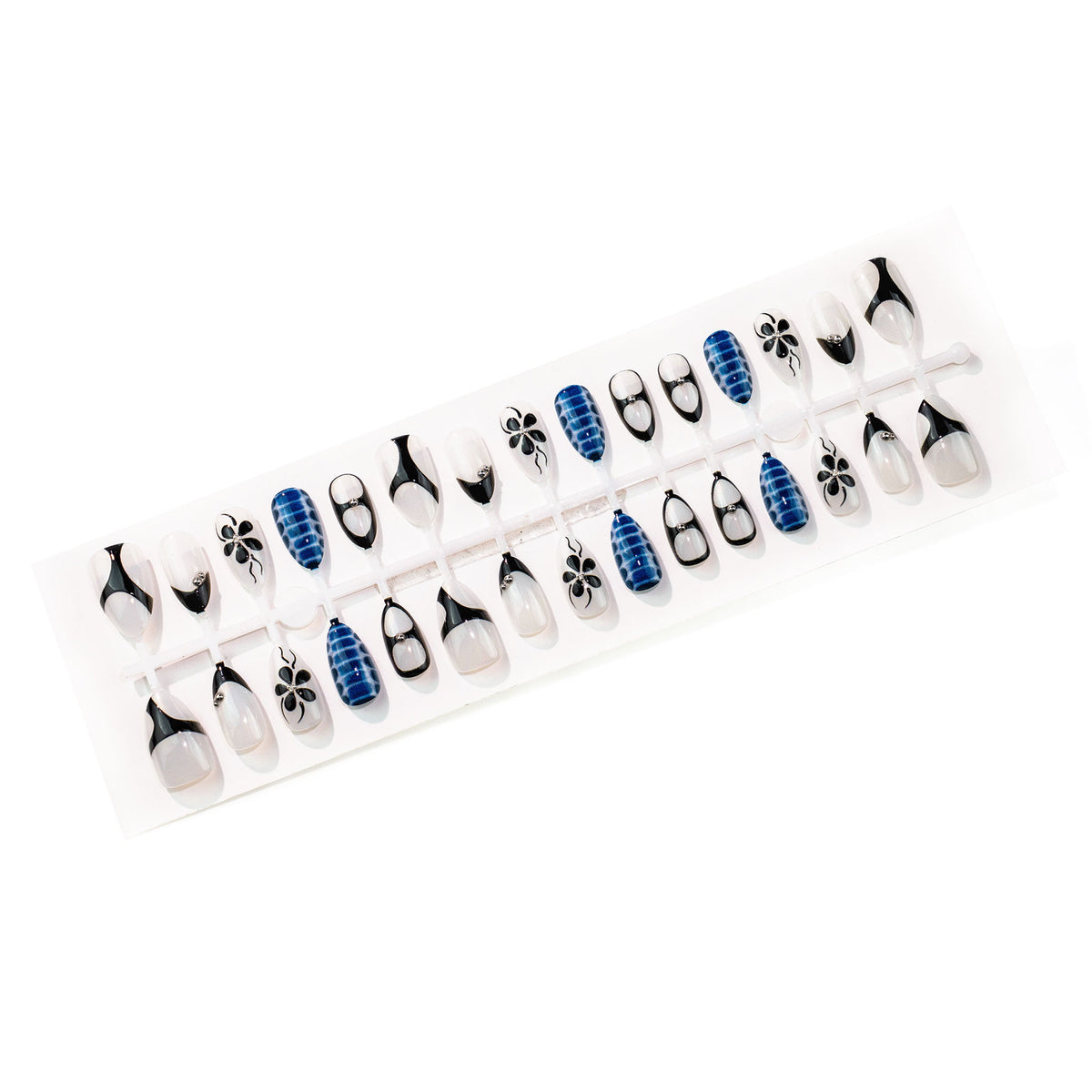 Elegantes Press-On-Nagelkunst-Set mit kreativem Design Brehn