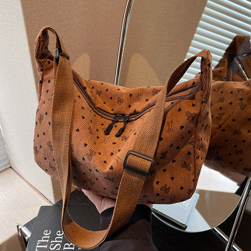 Lässige Blumenmuster Hobo Tasche