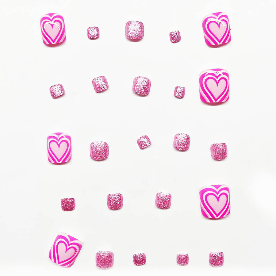 Künstlerische Pediküre Nail Art Brehn