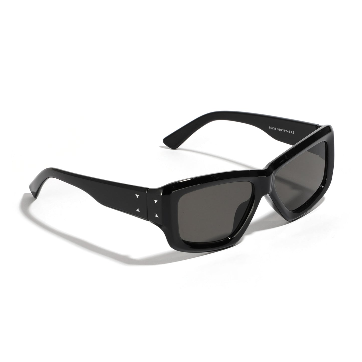 Damen oversized geometrische Sonnenbrille mit modernem Rahmen Brehn