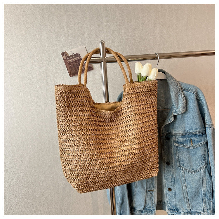 Handgefertigte ven Strohtasche Brehn