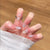 Erweitertes Glitzer-verstärktes Press-On Nagelset Brehn