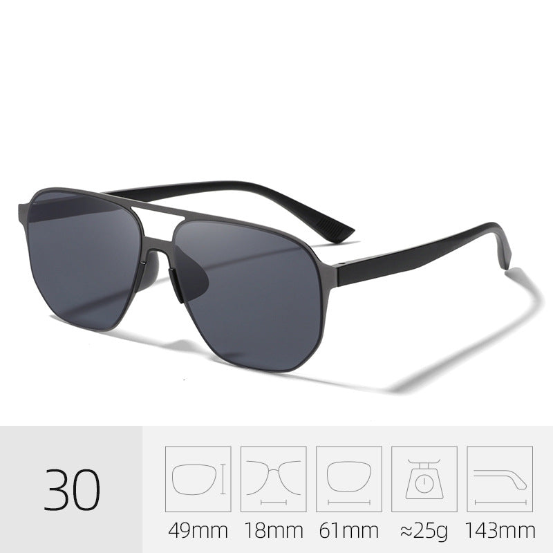 Zeitgenössische quadratische Rahmen-Sonnenbrille Brehn