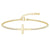 Kristallverziertes Kreuz Charme Armband Brehn