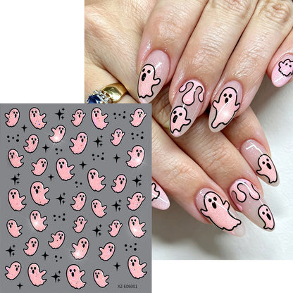 Halloween-Themen Nagelkunst Aufkleber Set  1791507032