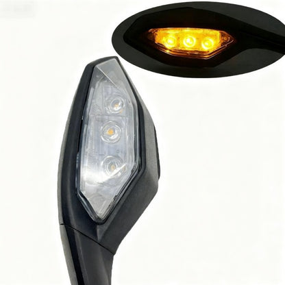 Verstellbare Led Motorrad Rückspiegel Brehn