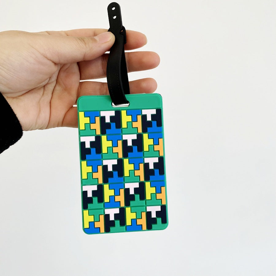 Puzzle Pattern Gepäck identifier Brehn