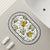 Blumenmuster Badematte Brehn