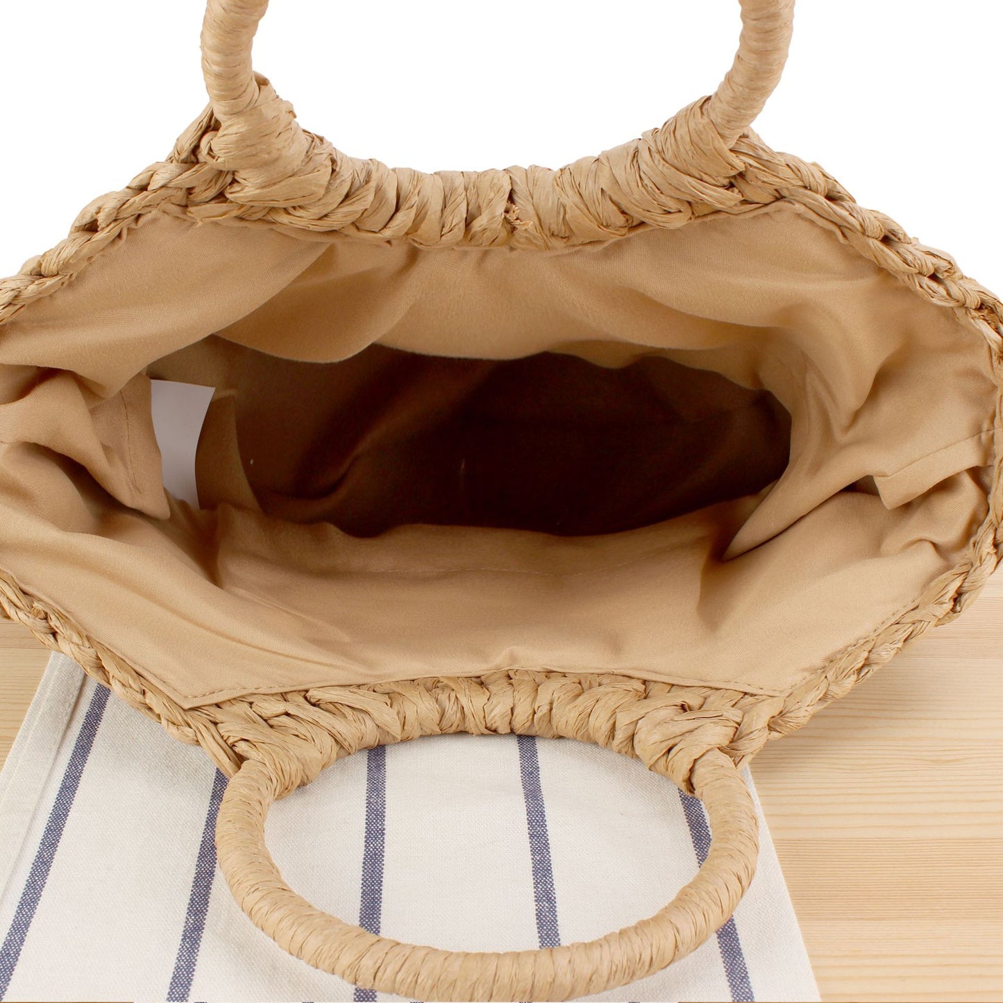 Handgeknüpfte Korbtasche mit Einzigartigem Design Brehn