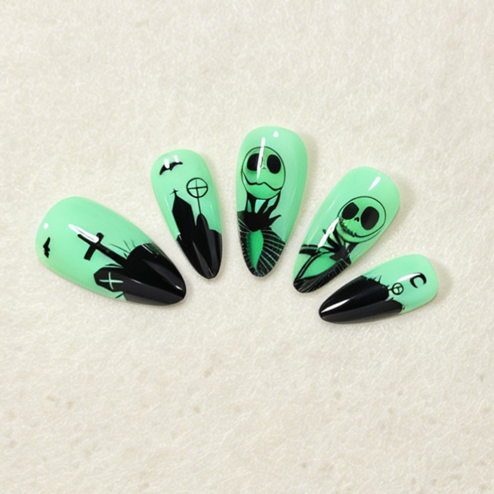 Leuchtende Nagelkunst Brehn