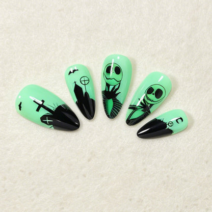 Leuchtende Nagelkunst Brehn