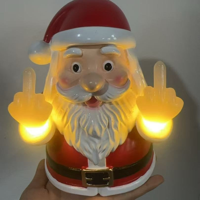 Humorvolle Weihnachtslicht-Figur Brehn