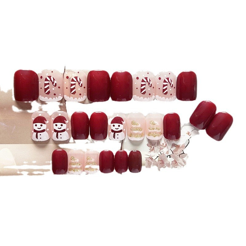 Festliches Themen-Press-On-Nagelkunst-Set Brehn