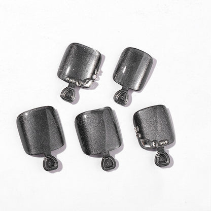 Kunstnagelset mit glänzender Oberfläche und Pflegezubehör Brehn