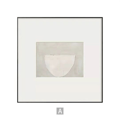 Minimalistische gerahmte Kunstdruck