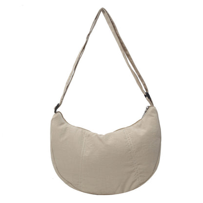 Weiches Stoff Hobo Schultertasche