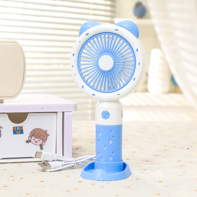 Damen Tragbarer Handventilator mit süßem Tierdesign Brehn