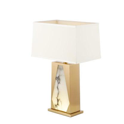 Dekorative Tischlampe mit elegantem Alabasterdesign