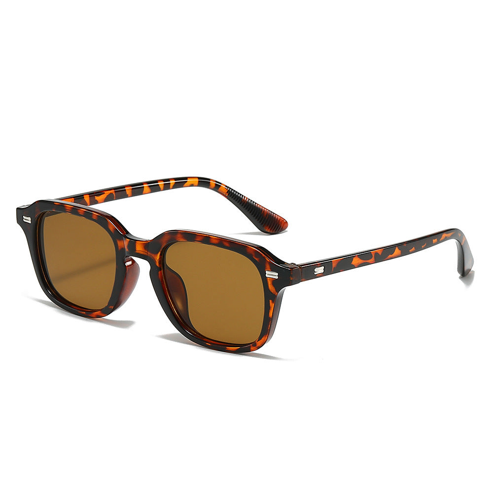 Retro-inspirierte quadratische Rahmen Sonnenbrille Brehn