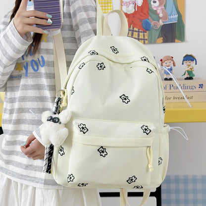 Stylische bestickte Freizeit-Rucksack Brehn 1791205607