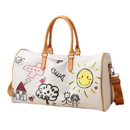 Künstlerische Canvas Reisetasche Brehn