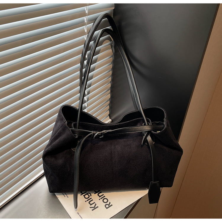 Luxe Wildleder Tote Bag Brehn