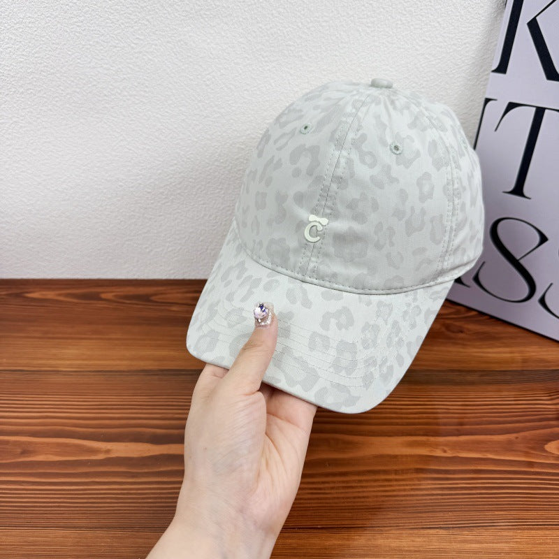 Damen Stylische Leopardenmuster Baseballmütze Brehn