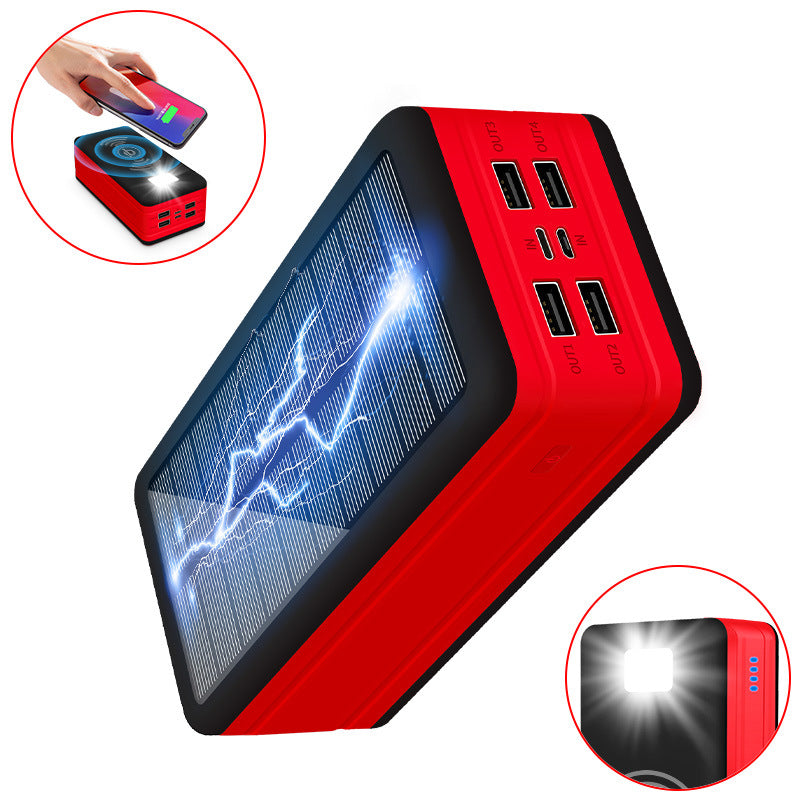 Solar Powerbank mit Kabelloser Ladefunktion Von Brehn