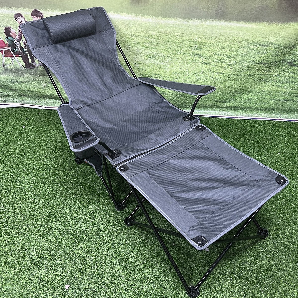 Liegestuhl für Camping