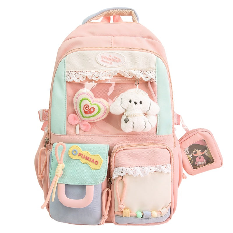 Verspielter Multi-Taschen Reise-Rucksack