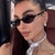 Damen modische Sonnenbrille mit ovalem Rahmen und UV-Schutz Brehn