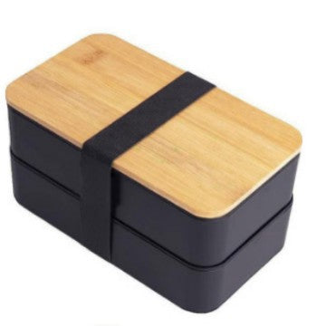 Umweltfreundliche doppellagige Bento-Lunchbox