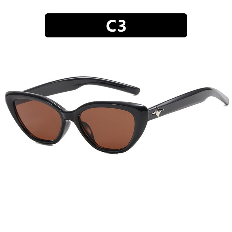 Damen Cat-Eye Sonnenbrille im modernen Design mit stylishem Rahmen Brehn