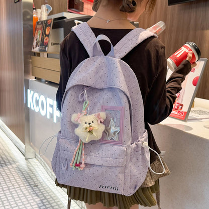 Stylischer gepunkteter Rucksack Brehn