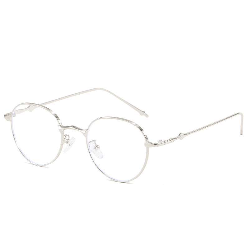 Damen elegante runde Sonnenbrille mit modischem Metallrahmen Brehn
