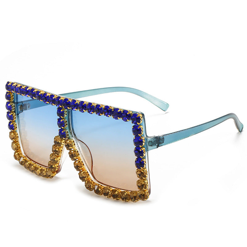 Damen modische Sonnenbrille mit Strassverzierung Brehn
