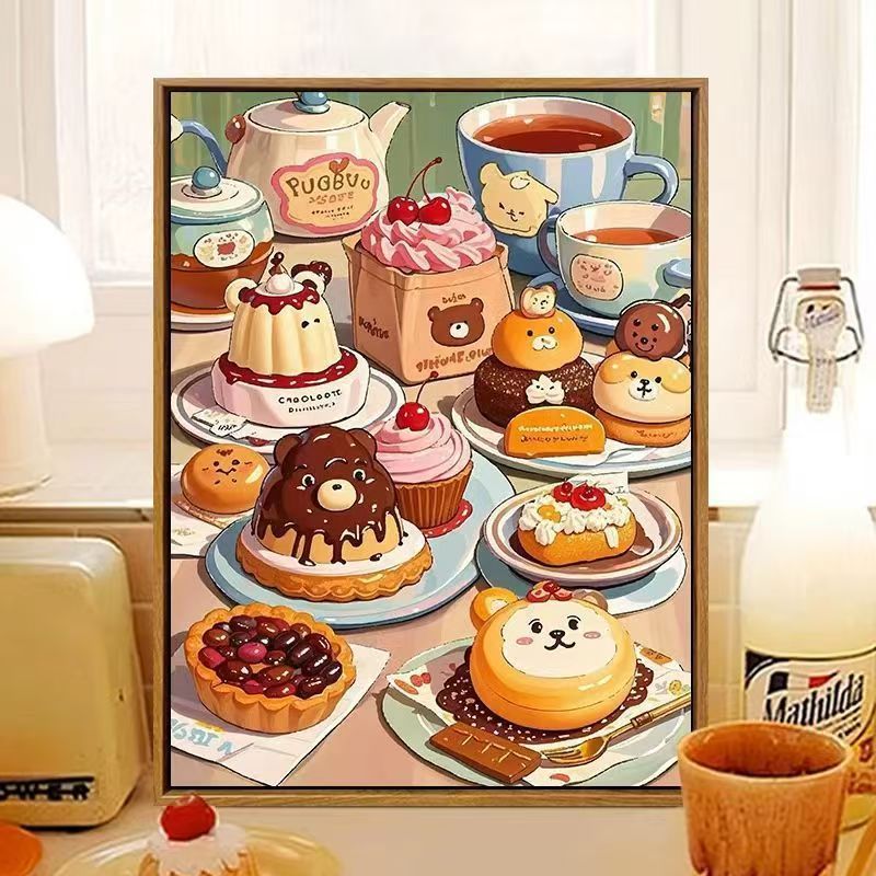 Süßes, dessertthemen Wandkunst Brehn