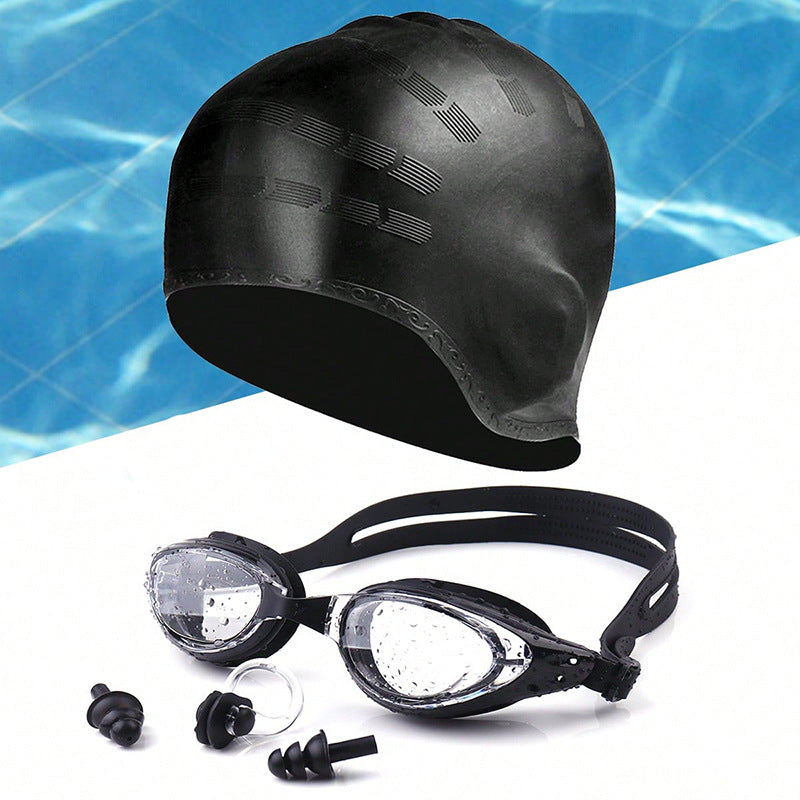 Schwimmset mit Atmungsaktiver Kappe und Optimaler Dichtung Brehn