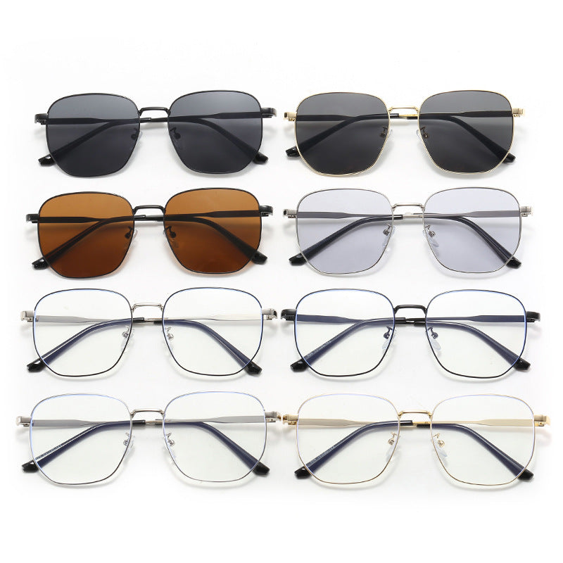 Damen Modische Brille im modernen Schild-Design Brehn