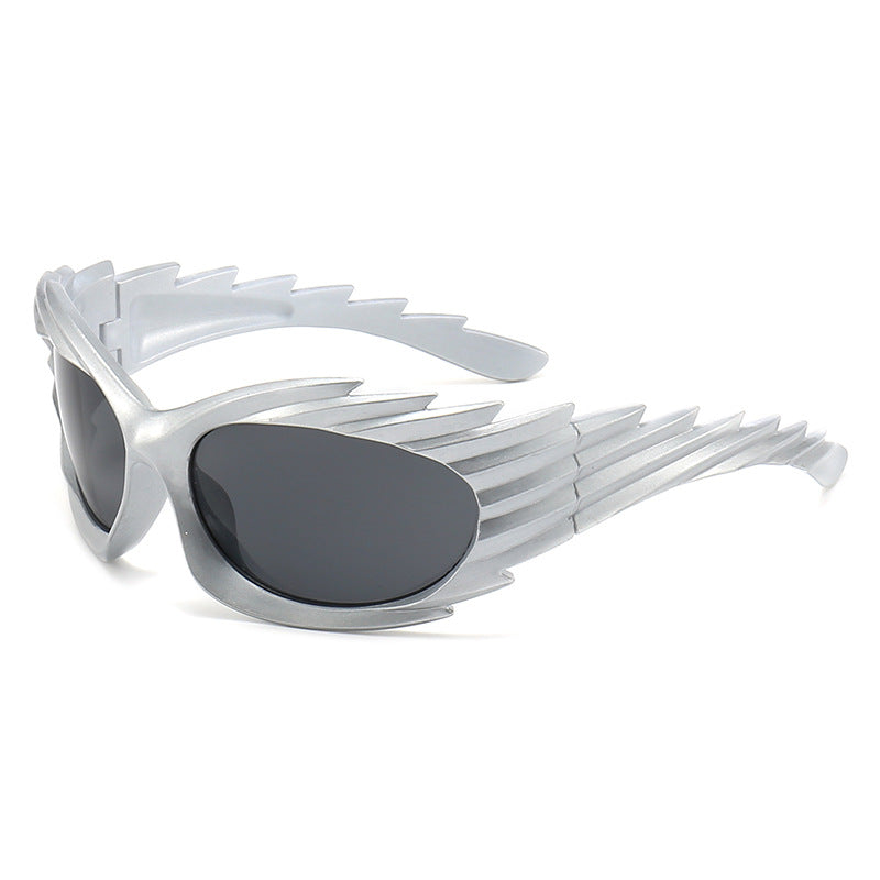 Damen sportliche und stylische Sportsonnenbrille mit innovativem Design Brehn