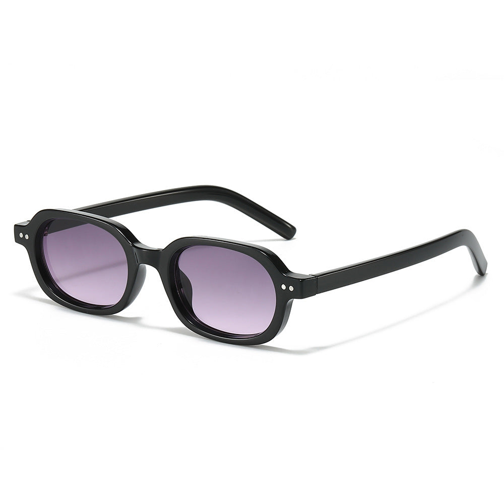 Stilvolle Vintage-inspirierte ovale Sonnenbrille Brehn