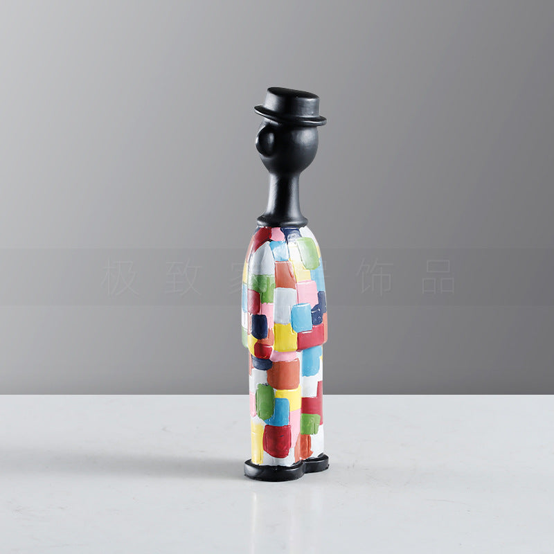 Dekorative Bunte Figur