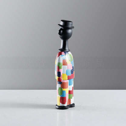 Dekorative Bunte Figur