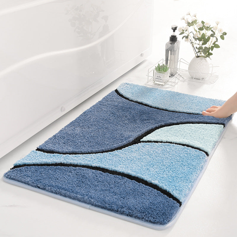 Wellenmuster Badezimmermatte Brehn