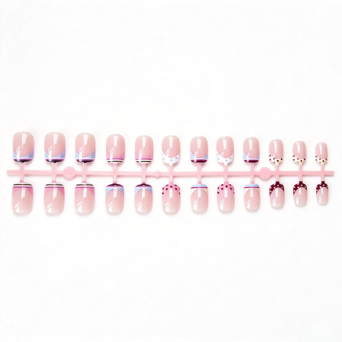 Trendy French Tip Nagelkunstset