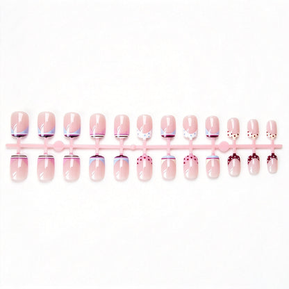 Trendy French Tip Nagelkunstset