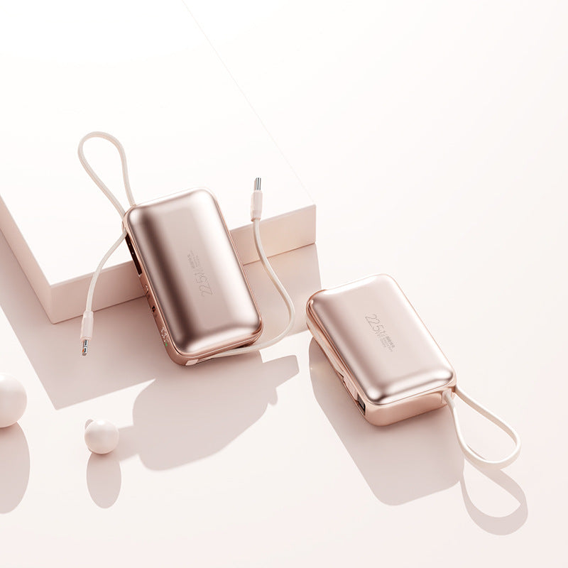 Tragbare Powerbank mit Innovativer Ladefunktion und Tragbarem Design Brehn