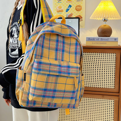 Karo-Muster Rucksack Brehn