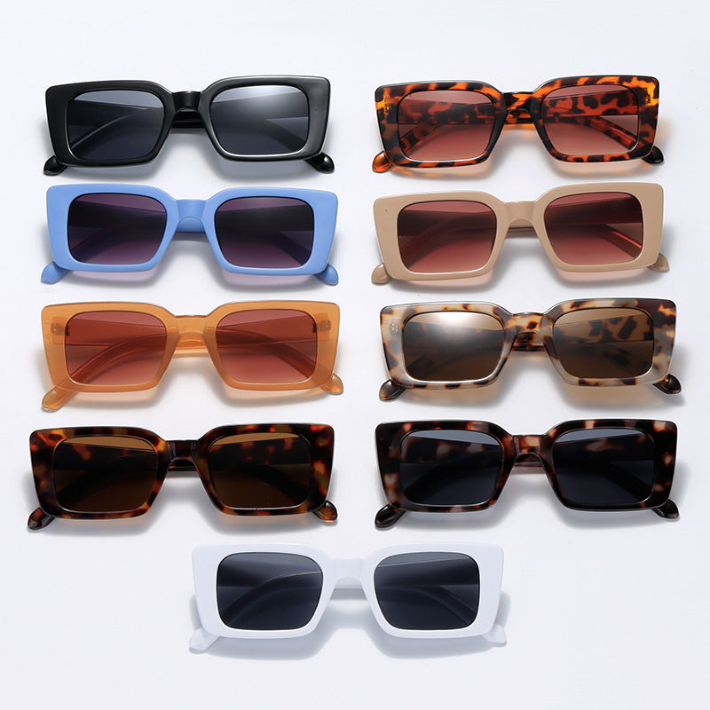 Damen modische quadratische Sonnenbrille mit UV-Schutz Brehn