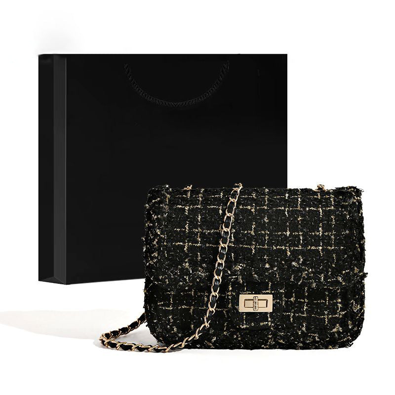 Texturierte Kettenriemen Schultertasche Brehn